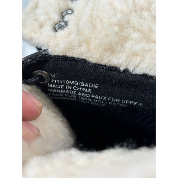 Mia Sadie Faux Leather Boots Size 8 M - Picture 10 of 13